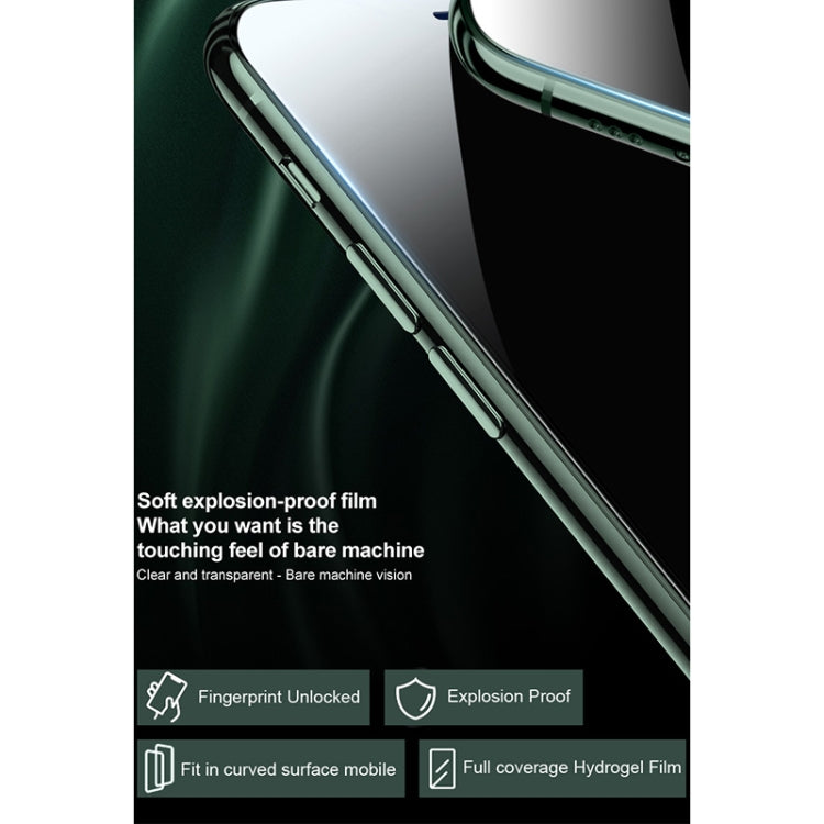 2 PCS IMAK 0.15mm Curved Full Screen Protector Hydrogel Film Front Protector For iPhone 12 Pro Max - Front Protector by imak | Online Shopping UK | buy2fix