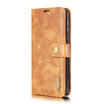 For Samsung Galaxy S21+ 5G DG.MING Crazy Horse Texture Flip Detachable Magnetic Leather Case with Holder & Card Slots & Wallet(Brown) - Galaxy S21+ 5G Cases by DG.MING | Online Shopping UK | buy2fix