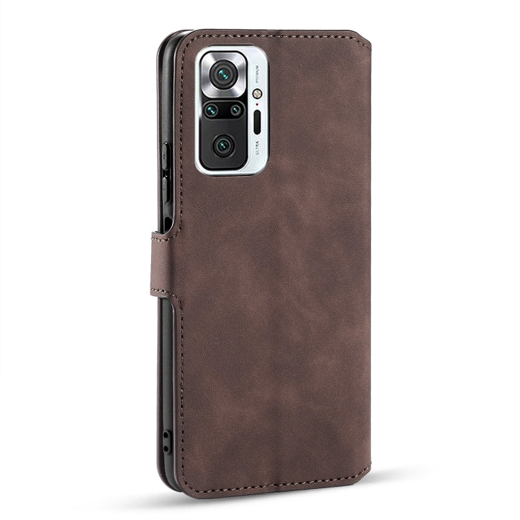 For Xiaomi Redmi Note 10 Pro DG.MING Retro Oil Side Horizontal Flip Leather Case with Holder & Card Slots & Wallet(Coffee) - Xiaomi Cases by DG.MING | Online Shopping UK | buy2fix