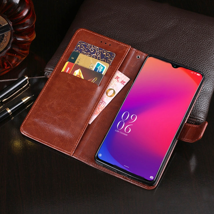 For Doogee X95 / X95 Pro idewei Crazy Horse Texture Horizontal Flip Leather Case with Holder & Card Slots & Wallet(Red) - More Brand by idewei | Online Shopping UK | buy2fix