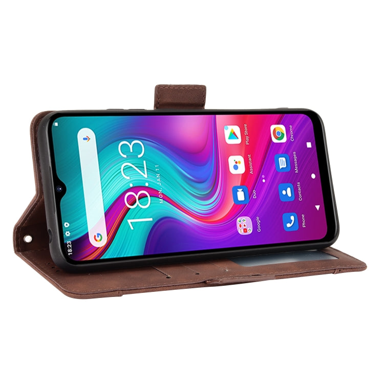 For Doogee X96 Pro Skin Feel Calf Pattern Horizontal Flip Leather Case with Holder & Card Slots & Photo Frame(Brown) - More Brand by buy2fix | Online Shopping UK | buy2fix