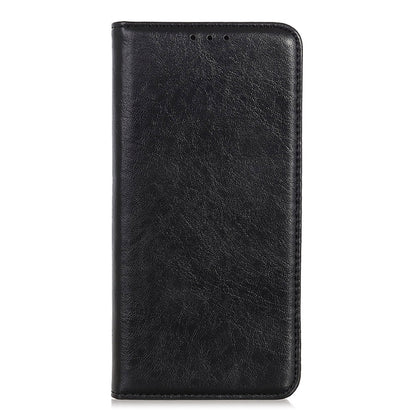 For OnePlus Nord 2 5G Magnetic Crazy Horse Texture Horizontal Flip Leather Case with Holder & Card Slots & Wallet(Black) - OnePlus Cases by buy2fix | Online Shopping UK | buy2fix