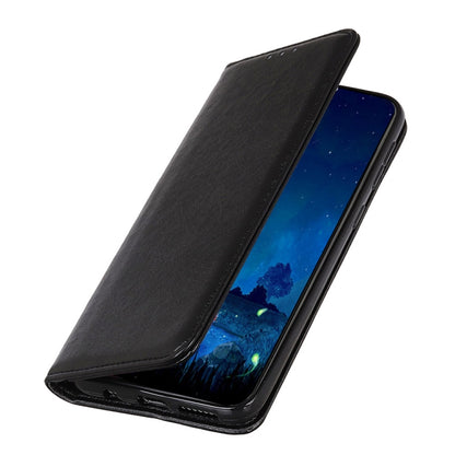 For OnePlus Nord 2 5G Magnetic Crazy Horse Texture Horizontal Flip Leather Case with Holder & Card Slots & Wallet(Black) - OnePlus Cases by buy2fix | Online Shopping UK | buy2fix