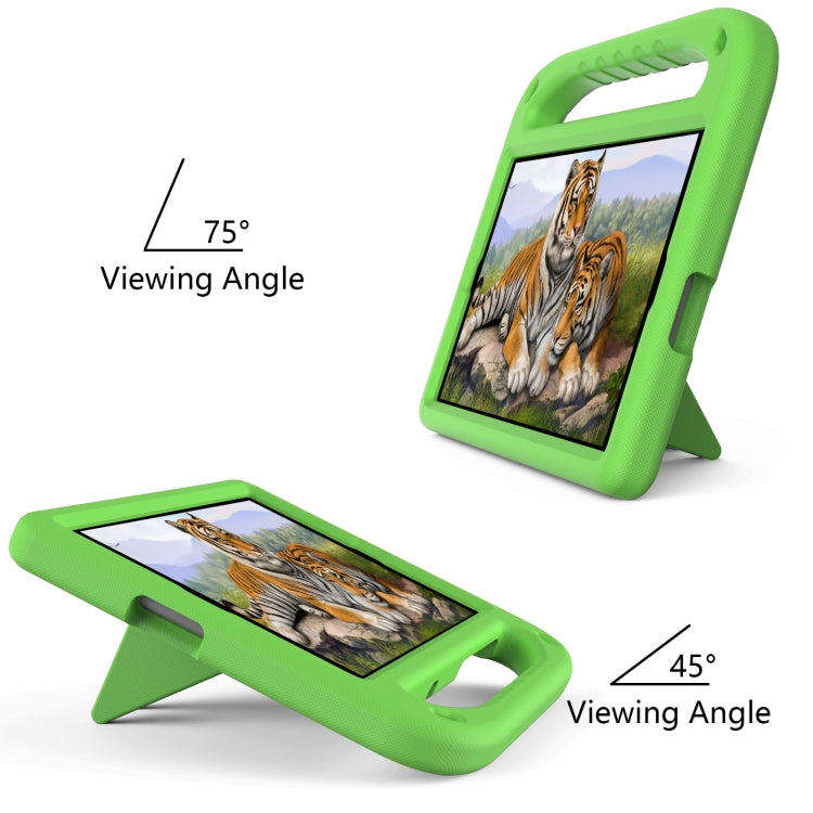 For Lenovo Tab M10 FHD Plus TB-X606F / TB-X606M Handle Portable EVA Shockproof Protective Case with Triangle Holder(Green) - Lenovo by buy2fix | Online Shopping UK | buy2fix