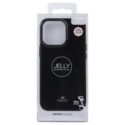For iPhone 13 Pro GOOSPERY JELLY Full Coverage Soft Case (Black) - iPhone 13 Pro Cases by GOOSPERY | Online Shopping UK | buy2fix