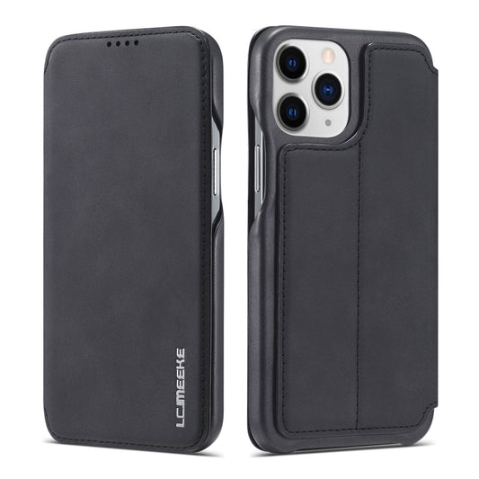 For iPhone 13 Pro LC.IMEEKE Hon Ancient Series Horizontal Flip Leather Case with Holder & Card Slot (Black) - iPhone 13 Pro Cases by LC.IMEEKE | Online Shopping UK | buy2fix