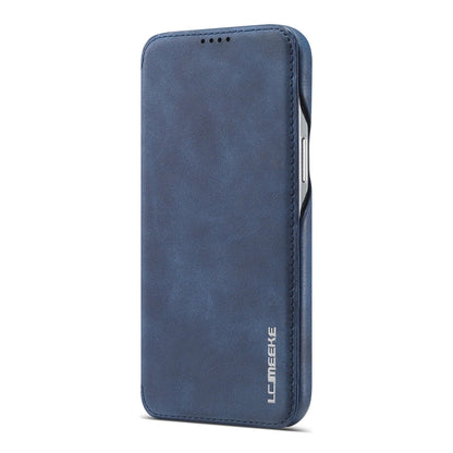 For iPhone 13 Pro Max LC.IMEEKE Hon Ancient Series Horizontal Flip Leather Case with Holder & Card Slot (Blue) - iPhone 13 Pro Max Cases by LC.IMEEKE | Online Shopping UK | buy2fix