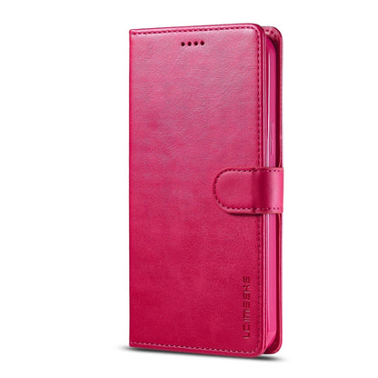 For iPhone 13 Pro Max LC.IMEEKE Calf Texture Horizontal Flip Leather Case with Holder & Card Slots & Wallet (Red) - iPhone 13 Pro Max Cases by LC.IMEEKE | Online Shopping UK | buy2fix