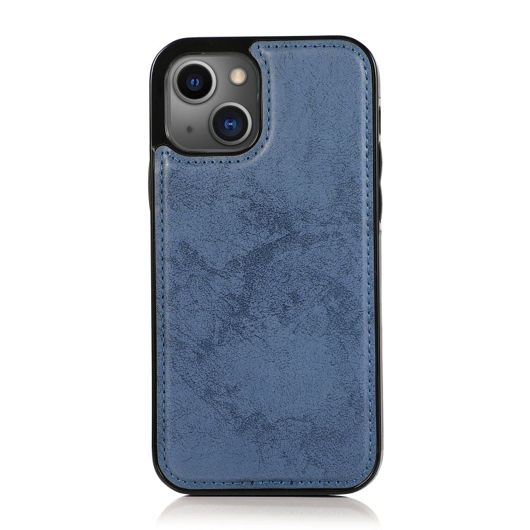 For iPhone 13 Pro Retro 2 in 1 Detachable Horizontal Flip Leather Case with Card Slots & Wallet (Dark Blue) - iPhone 13 Pro Cases by buy2fix | Online Shopping UK | buy2fix