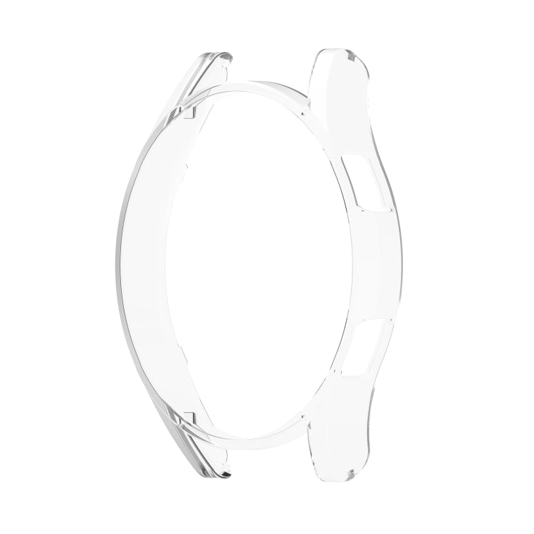 For Samsung Galaxy Watch4 Classic 46mm Half Coverage Hollowed PC Protective Case(Transparent White) - Watch Cases by buy2fix | Online Shopping UK | buy2fix