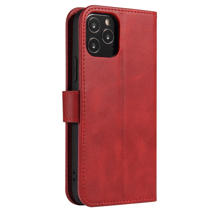 For iPhone 13 Pro Max Calf Texture Buckle Horizontal Flip Leather Case with Holder & Card Slots & Wallet (Red) - iPhone 13 Pro Max Cases by buy2fix | Online Shopping UK | buy2fix