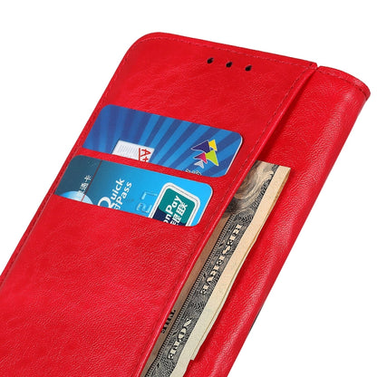 For Xiaomi Mi 11T / 11T Pro Magnetic Crazy Horse Texture Horizontal Flip Leather Case with Holder & Card Slots & Wallet(Red) - Xiaomi Cases by buy2fix | Online Shopping UK | buy2fix