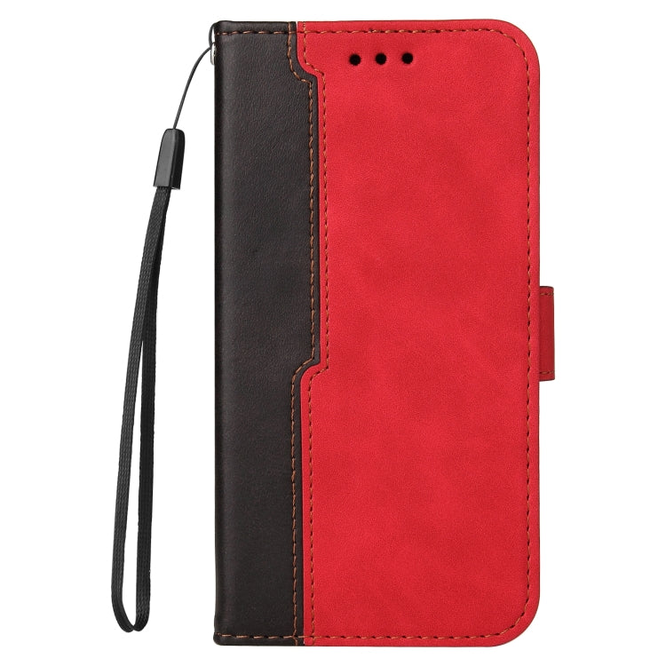 For Nokia 1.4 Business Stitching-Color Horizontal Flip PU Leather Case with Holder & Card Slots & Photo Frame(Red) - Nokia Cases by buy2fix | Online Shopping UK | buy2fix