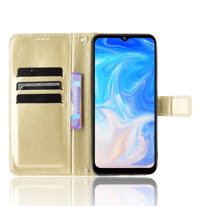 For Doogee N40 Pro Crazy Horse Texture Horizontal Flip Leather Case with Holder & Card Slots & Lanyard(Gold) - More Brand by buy2fix | Online Shopping UK | buy2fix