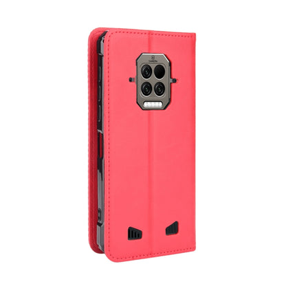 For Doogee S86 / S86 Pro Magnetic Buckle Retro Pattern Horizontal Flip Leather Case with Holder & Card Slot & Wallet(Red) - More Brand by buy2fix | Online Shopping UK | buy2fix
