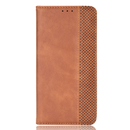 For Xiaomi Redmi 10 Magnetic Buckle Retro Pattern Horizontal Flip Leather Case with Holder & Card Slot & Wallet(Brown) - Xiaomi Cases by buy2fix | Online Shopping UK | buy2fix