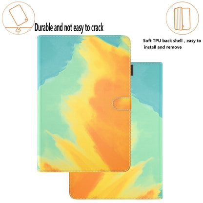 For Samsung Galaxy Tab S6 Lite 10.4 inch P610 / P615 Voltage Watercolor Pattern Skin Feel Magnetic Horizontal Flip PU Leather Case with Holder & Card Slots & Photo Frame & Sleep / Wake-up Function(Autumn Leaves) - Tab S6 Lite P610 / P615 by buy2fix | Online Shopping UK | buy2fix