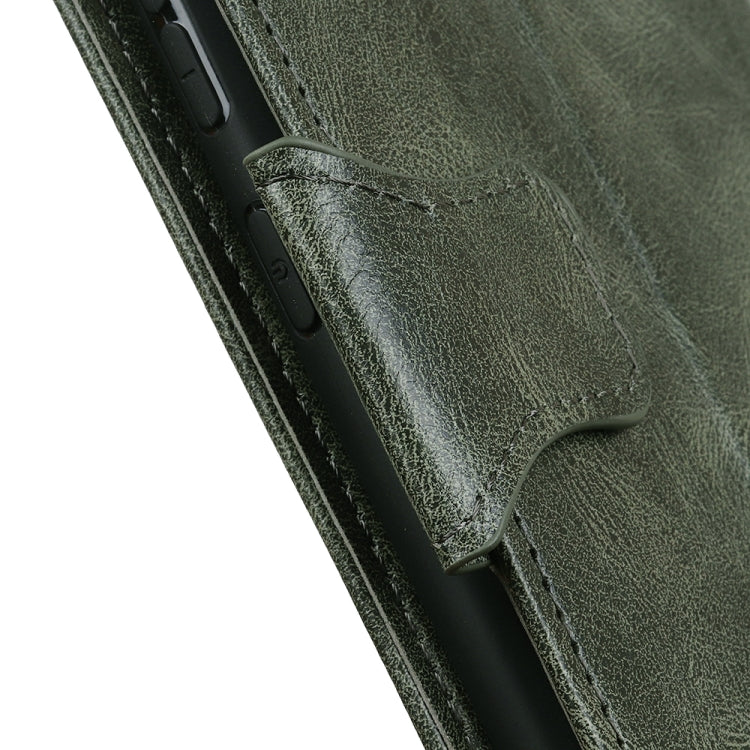 For Motorola Edge (2021) Mirren Crazy Horse Texture Horizontal Flip Leather Case with Holder & Card Slots & Wallet(Dark Green) - Motorola Cases by buy2fix | Online Shopping UK | buy2fix