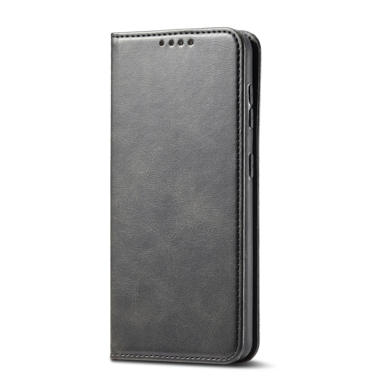 For Google Pixel 5 Calf Texture Magnetic Horizontal Flip Leather Case with Holder & Card Slots & Wallet(Black) - Google Cases by buy2fix | Online Shopping UK | buy2fix