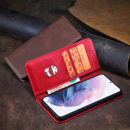 For Xiaomi Redmi Note 8 Calf Texture Magnetic Horizontal Flip Leather Case with Holder & Card Slots & Wallet(Red) - Xiaomi Cases by buy2fix | Online Shopping UK | buy2fix