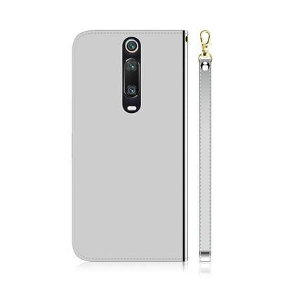 For Xiaomi Redmi K20 / K20 Pro / Mi 9T / Mi 9T Pro Imitated Mirror Surface Horizontal Flip Leather Case with Holder & Card Slots & Wallet & Lanyard(Silver) - Xiaomi Cases by buy2fix | Online Shopping UK | buy2fix