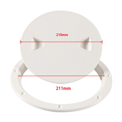 A5901-03 8 inch Boat / Yacht Round Deck Cover Hatch Case - Marine Accessories & Parts by buy2fix | Online Shopping UK | buy2fix