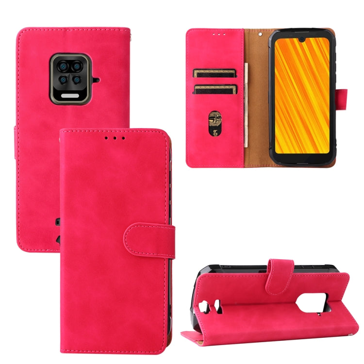 For Doogee S59 / S59 Pro Solid Color Skin Feel Magnetic Buckle Horizontal Flip Calf Texture PU Leather Case with Holder & Card Slots & Wallet(Rose Red) - More Brand by buy2fix | Online Shopping UK | buy2fix