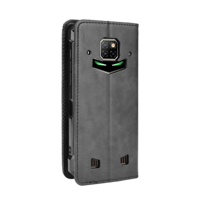 For Doogee S88 Plus / S88 Pro Magnetic Buckle Retro Crazy Horse Texture Horizontal Flip Leather Case with Holder & Card Slots & Photo Frame(Black) - More Brand by buy2fix | Online Shopping UK | buy2fix