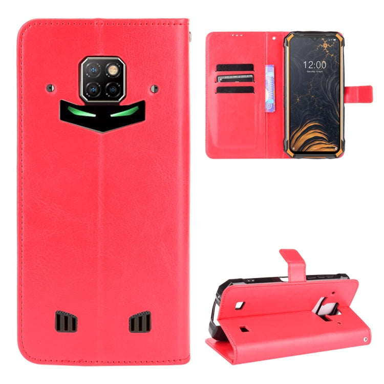 For Doogee S88 Plus / S88 Pro Crazy Horse Texture Horizontal Flip Leather Case with Holder & Card Slots & Lanyard(Red) - More Brand by buy2fix | Online Shopping UK | buy2fix