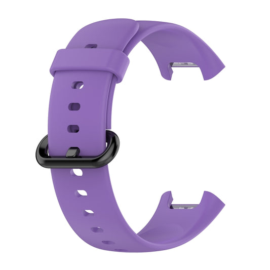 For Xiaomi Redmi Watch 2 Solid Color Silicone Strap Watch Band(Light Purple) - Watch Bands by buy2fix | Online Shopping UK | buy2fix