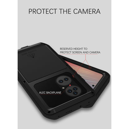 For Huawei P50 Pro LOVE MEI Metal Shockproof Waterproof Dustproof Protective Phone Case without Glass(White) - Huawei Cases by LOVE MEI | Online Shopping UK | buy2fix