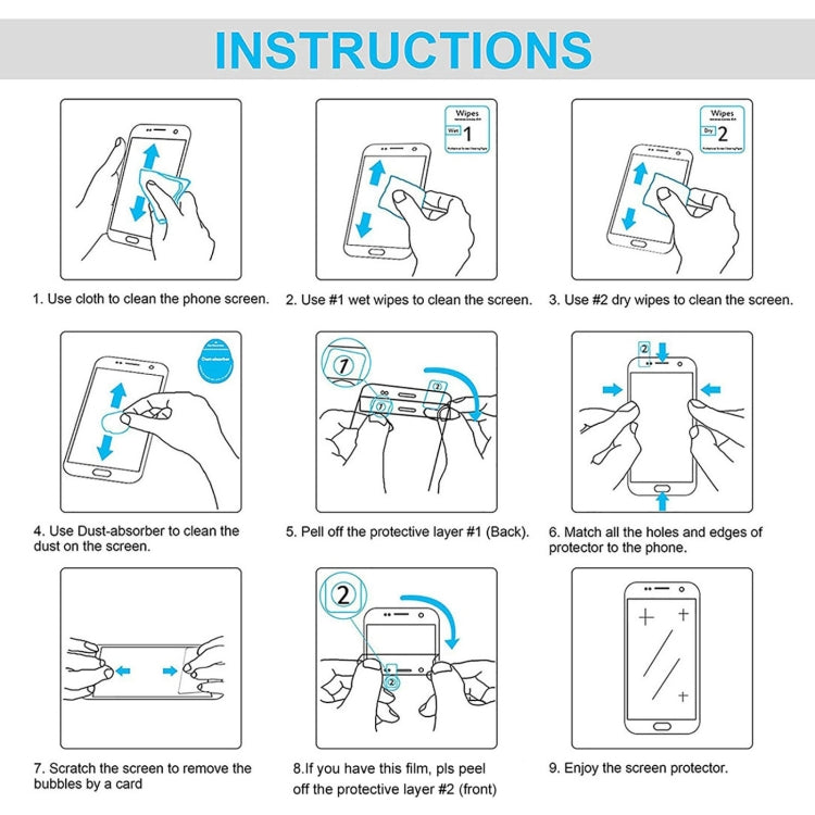 10 PCS 0.26mm 9H 2.5D Tempered Glass Film For Doogee BL12000 Pro - For Doogee by buy2fix | Online Shopping UK | buy2fix