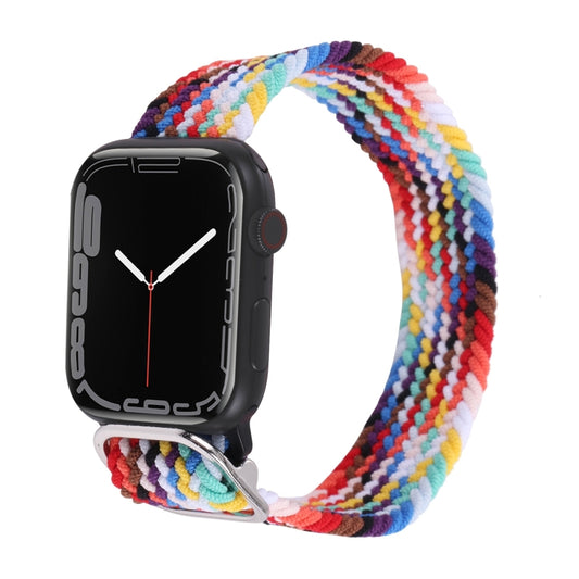 Nylon Braid Strap Watch Band For Apple Watch Ultra 49mm&Watch Ultra 2 49mm / Series 9&8&7 45mm / SE 3&SE 2&6&SE&5&4 44mm / 3&2&1 42mm(47) - Watch Bands by buy2fix | Online Shopping UK | buy2fix