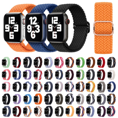 Nylon Braid Strap Watch Band For Apple Watch Ultra 49mm&Watch Ultra 2 49mm / Series 9&8&7 45mm / SE 3&SE 2&6&SE&5&4 44mm / 3&2&1 42mm(49) - Watch Bands by buy2fix | Online Shopping UK | buy2fix