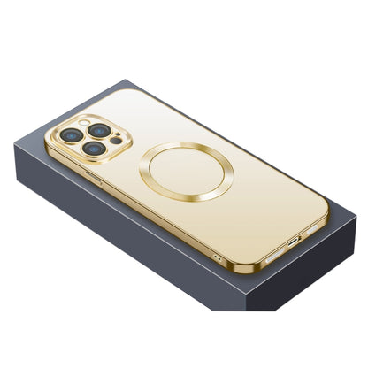 For iPhone 12 Pro Nebula Series MagSafe Magnetic Phone Case(Gold) - iPhone 12 / 12 Pro Cases by buy2fix | Online Shopping UK | buy2fix