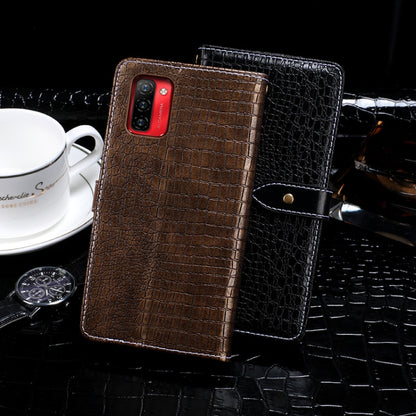 For Ulefone Note 12P idewei Crocodile Texture Horizontal Flip Phone Leather Phone Case(Dark Blue) - Ulefone Cases by idewei | Online Shopping UK | buy2fix