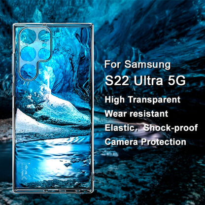 For Samsung Galaxy S22 Ultra 5G IMAK UX-5 Series Transparent TPU Phone Case - Galaxy S22 Ultra 5G Cases by imak | Online Shopping UK | buy2fix