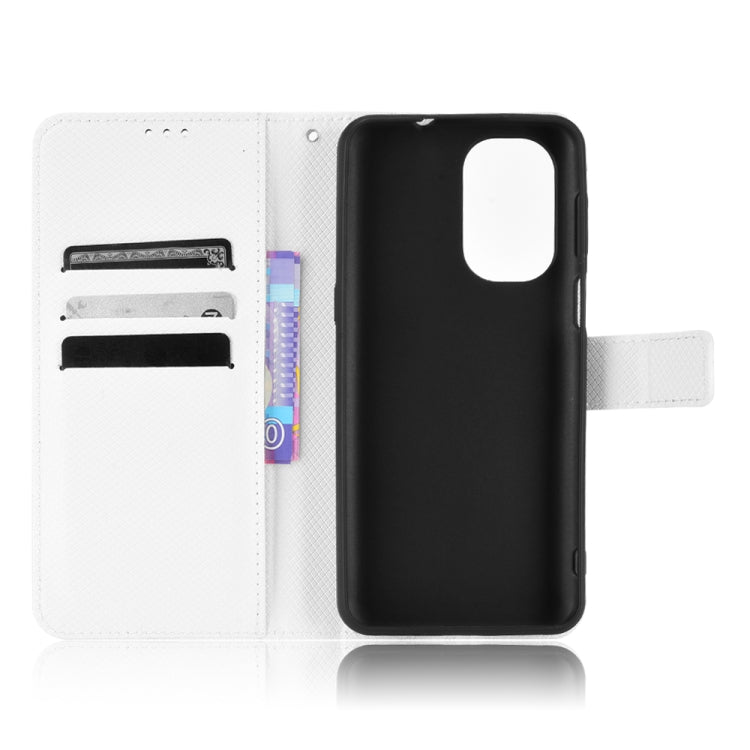 For Ulefone Note 13P Diamond Texture Leather Phone Case(White) - Ulefone Cases by buy2fix | Online Shopping UK | buy2fix