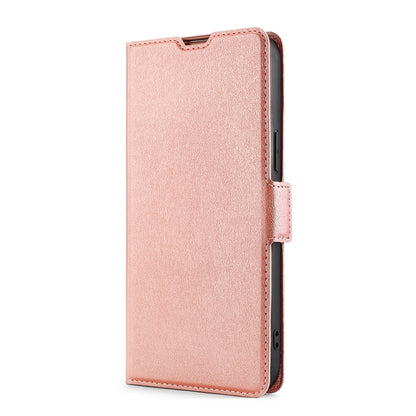 For Doogee X95 Ultra-thin Voltage Side Buckle PU + TPU Leather Phone Case(Rose Gold) - More Brand by buy2fix | Online Shopping UK | buy2fix