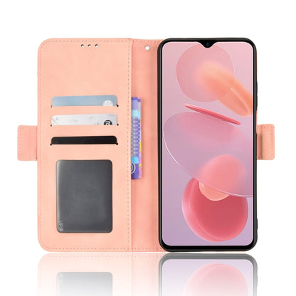 For Ulefone Note 12P Skin Feel Calf Pattern Leather Phone Case(Pink) - Ulefone Cases by buy2fix | Online Shopping UK | buy2fix