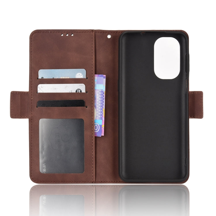 For Ulefone Note 13P Skin Feel Calf Pattern Leather Phone Case(Brown) - Ulefone Cases by buy2fix | Online Shopping UK | buy2fix