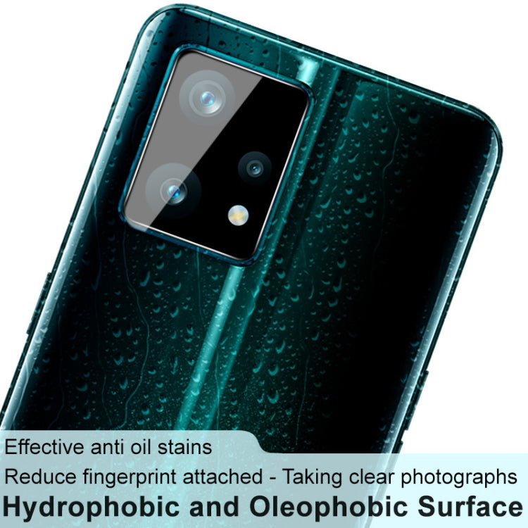 For OPPO Realme 9 Pro+ 5G Global imak Integrated Rear Camera Lens Tempered Glass Film with Lens Cap Black Version - For OPPO by imak | Online Shopping UK | buy2fix