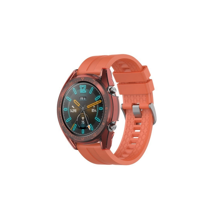 For Huawei GT 42MM  TPU Case(Transparent Red) - Watch Cases by Huawei | Online Shopping UK | buy2fix