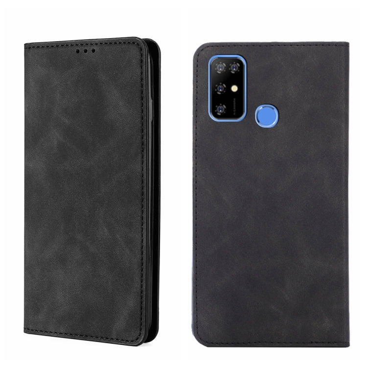 For DOOGEE X96 Pro Skin Feel Magnetic Horizontal Flip Leather Phone Case(Black) - More Brand by buy2fix | Online Shopping UK | buy2fix