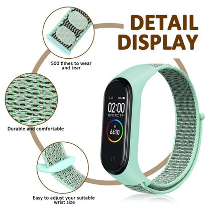 For Xiaomi Mi Band 7 Nylon Weave Watch Band(Lime) - Watch Bands by buy2fix | Online Shopping UK | buy2fix