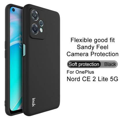 For OnePlus Nord CE 2 Lite 5G IMAK UC-3 Series Shockproof Frosted TPU Phone Case(Black) - OnePlus Cases by imak | Online Shopping UK | buy2fix