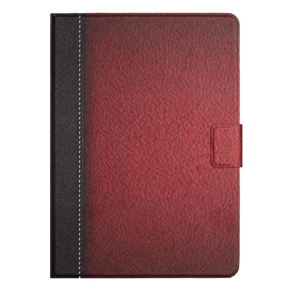 For Samsung Galaxy Tab A7 10.4 2020 T500 Stitching Solid Color Smart Leather Tablet Case(Red) - Other Galaxy Tab PC by buy2fix | Online Shopping UK | buy2fix