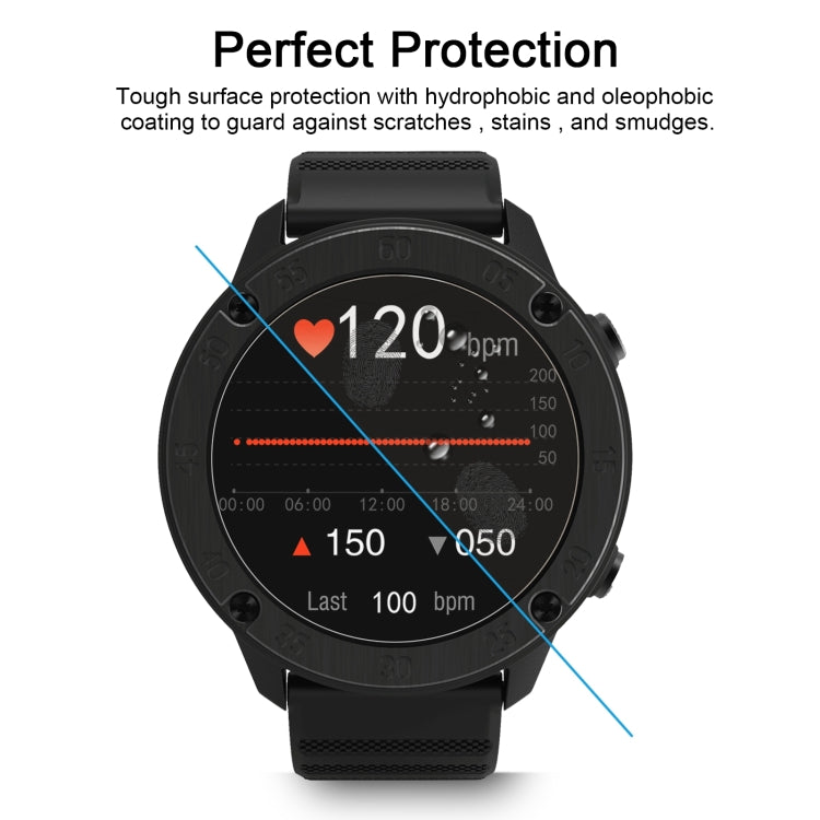 50 PCS 0.26mm 2.5D 9H Tempered Glass Film Watch Screen Protector For Blackview X5 - Screen Protector by buy2fix | Online Shopping UK | buy2fix