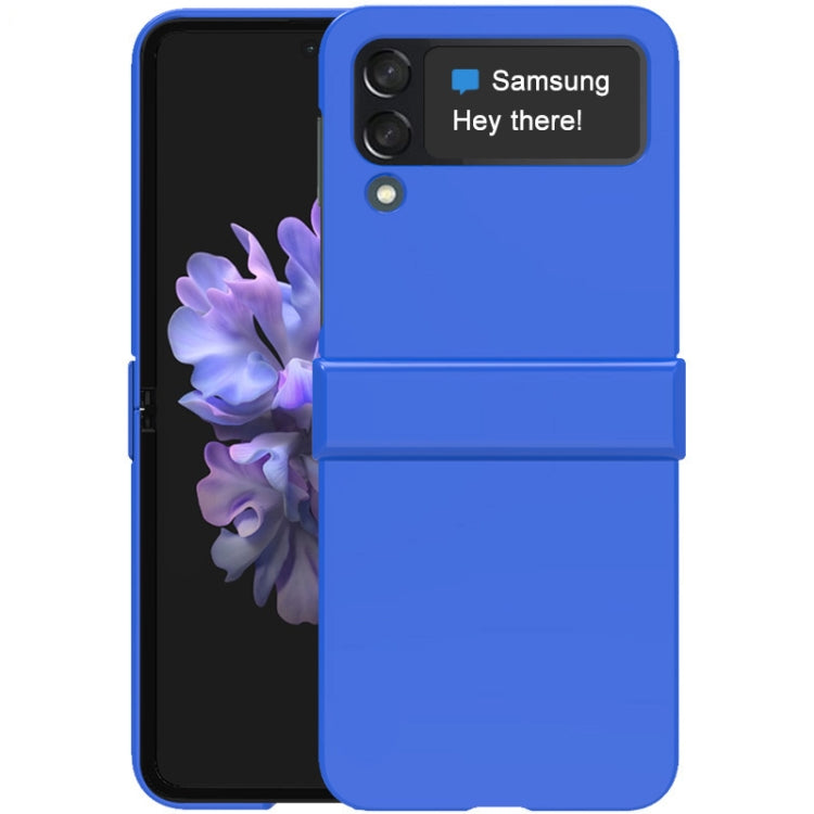 For Samsung Galaxy Z Flip4 5G IMAK JS-3 Series Colorful PC Case(Blue) - Galaxy Z Flip4 5G Cases by imak | Online Shopping UK | buy2fix