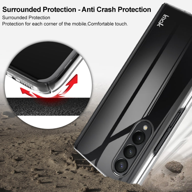 For Samsung Galaxy Z Fold4 5G IMAK Wing II Wear-resisting Crystal Pro PC Protective Case - Galaxy Z Fold4 5G Cases by imak | Online Shopping UK | buy2fix